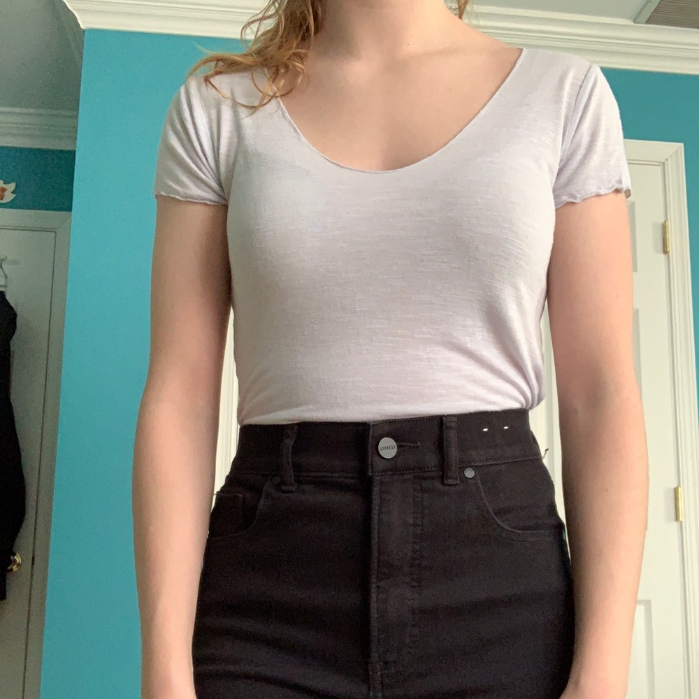 Lavender Fitted T-shirt